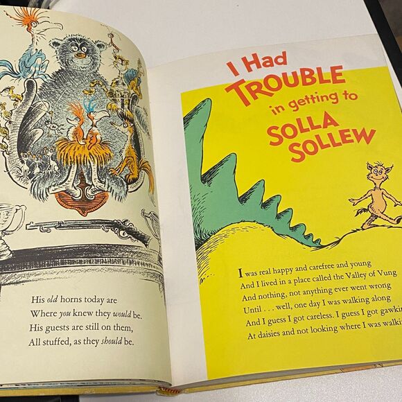 Vintage Dr. Seuss Storytime Book, 1974 Hardcover, 4 stories in 1, HTF - Picture 12 of 12